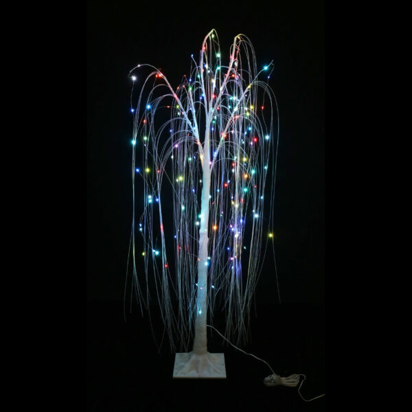 1.8M Multicolour 360 LED Christmas Willow Tree