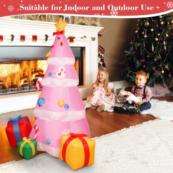 2.1m Pink Christmas Tree Inflatable - Image 8