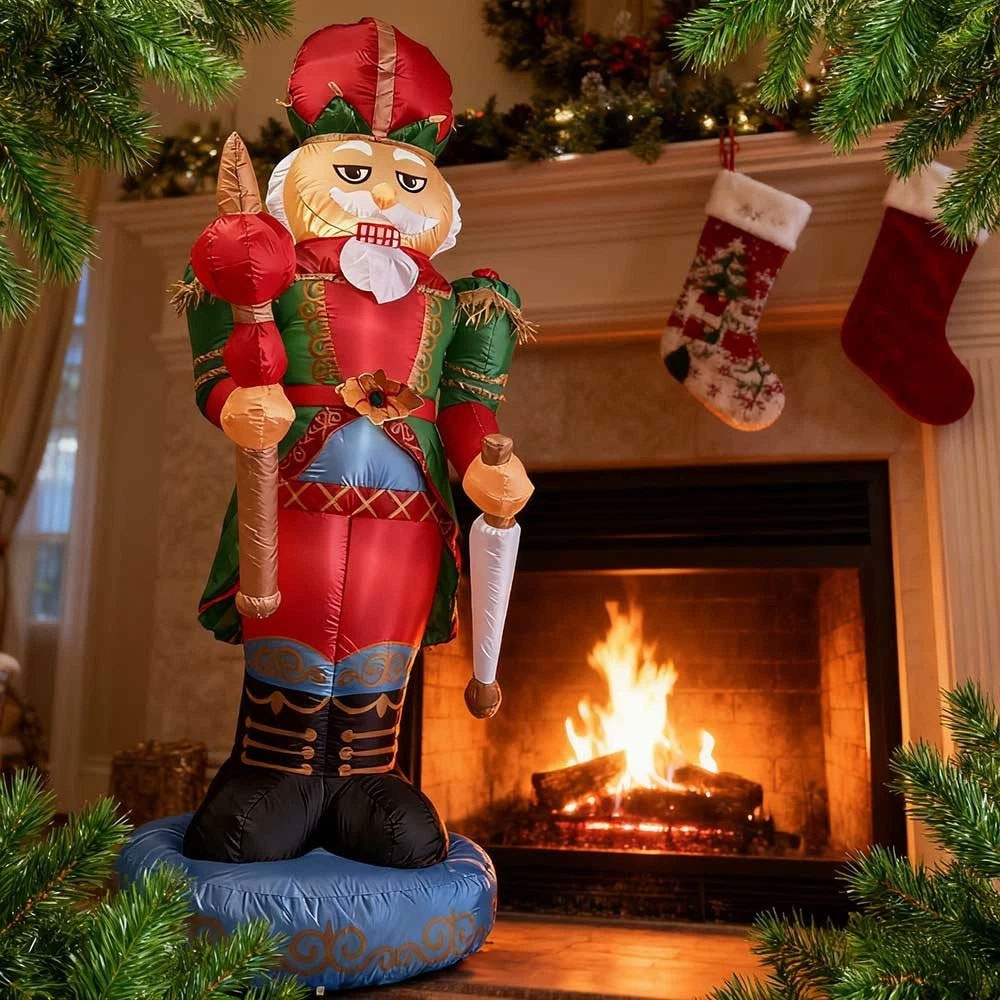 2.4m Deluxe Nutcracker Christmas Inflatable - Image 10