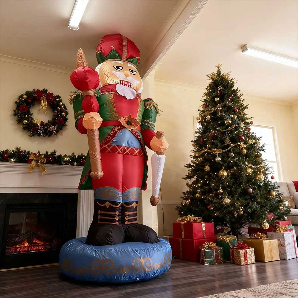 2.4m Deluxe Nutcracker Christmas Inflatable - Image 11