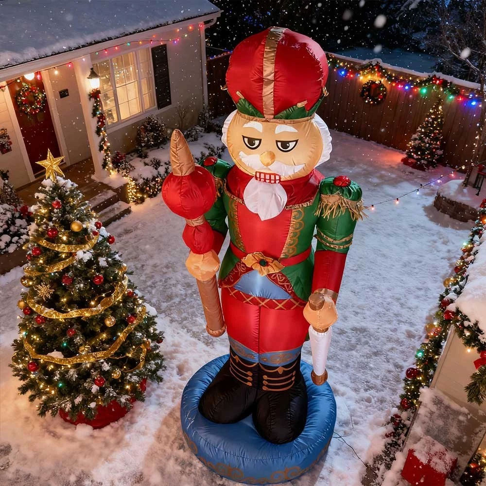 2.4m Deluxe Nutcracker Christmas Inflatable - Image 12