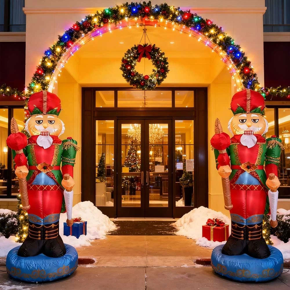 2.4m Deluxe Nutcracker Christmas Inflatable - Image 13