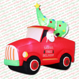 1.6m Santa Tree Delivery Christmas Inflatable