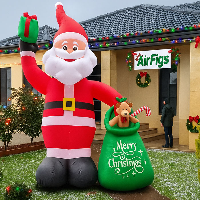 6m Giant Santa Christmas Inflatable - Image 3