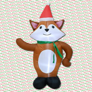 1.2m Fox Christmas Inflatable
