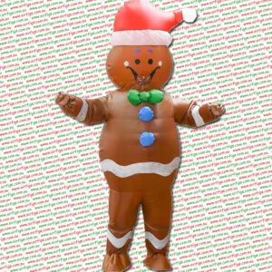 Gingerbread Man Unisex Inflatable Costume