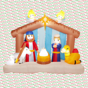 3m Jesus Nativity Scene Christmas Inflatable