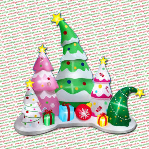 2.4m Christmas Tree Set Inflatable