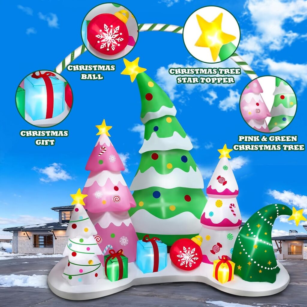 2.4m Christmas Tree Set Inflatable – Airfigs Inflatables